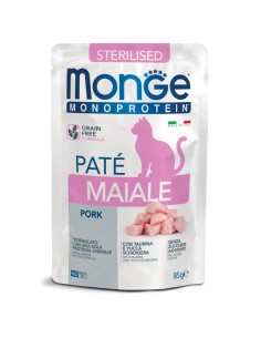 Monge Monoprotein Sterilised Cat Pasteta Svinjetina 85g