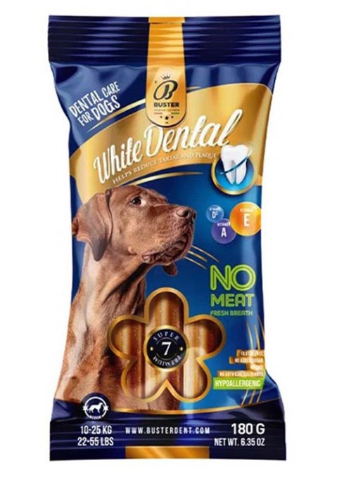 Buster White Dental Stick Medium štapići za pse 180g