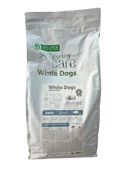 Nature's Protection Superior Care Adult hrana za bele pse - Bela riba 10kg (cena po  kg)