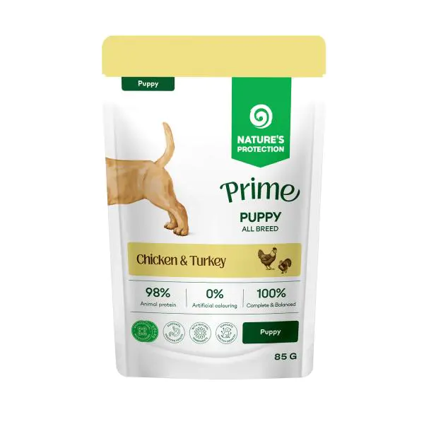 Nature's Protection Prime sos za pse - Junior All Breed Chicken&Turkey 85g