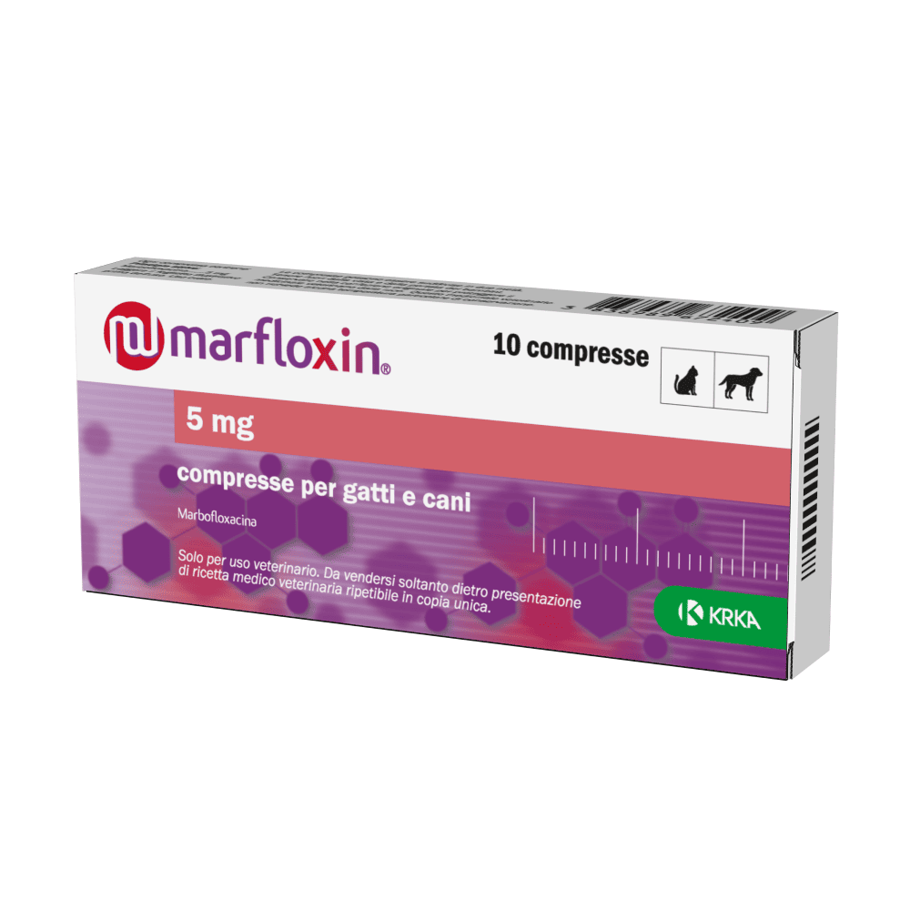 Krka Marfloxin 5mg tablete za mačke i pse 10 tableta