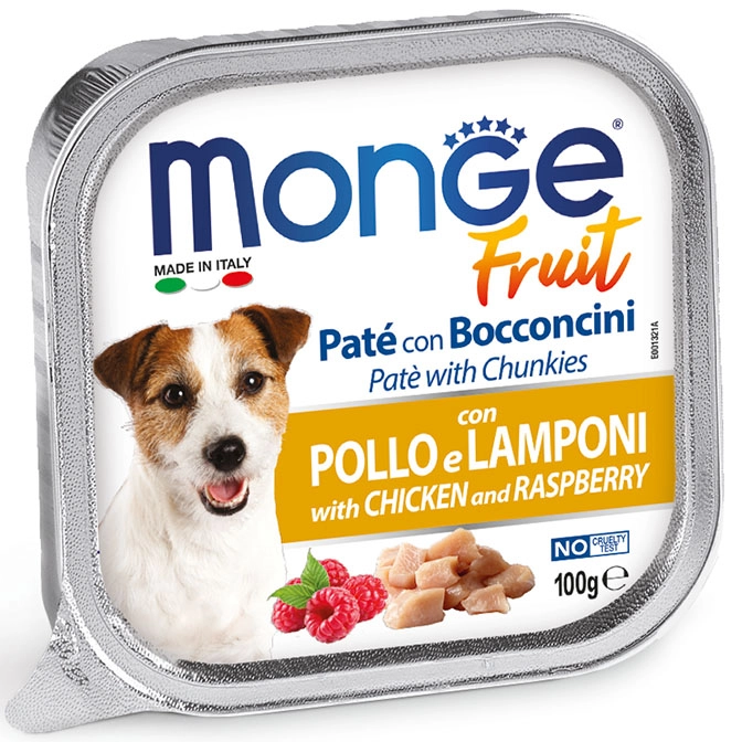 Monge Fruit Piletina i Malina 100g