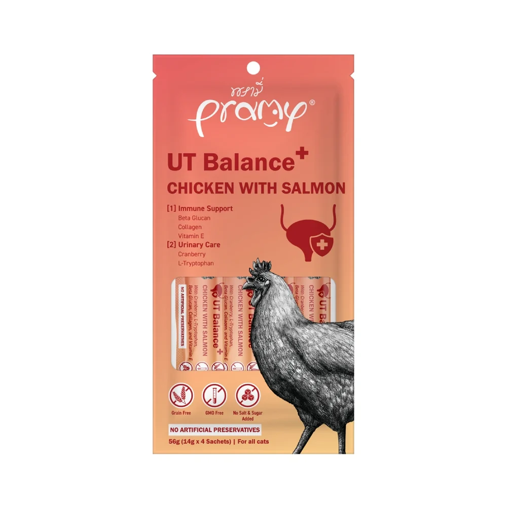Pramy UT Balance+ Chicken with Salmon 4x14g (56g)