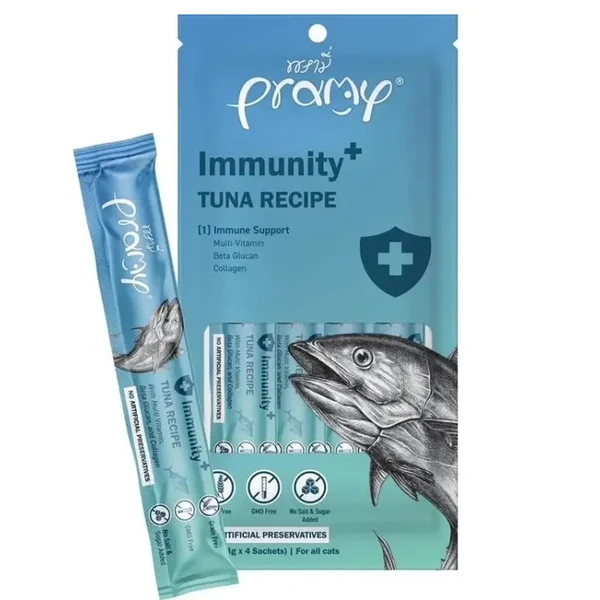 Pramy Immunity+ Tuna Recipe 4x14g (56g)
