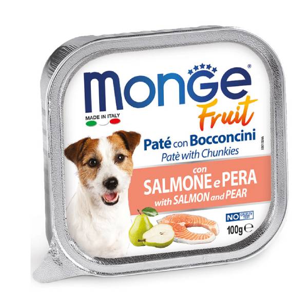 Monge Fruit Pate Losos i Kruska 100g