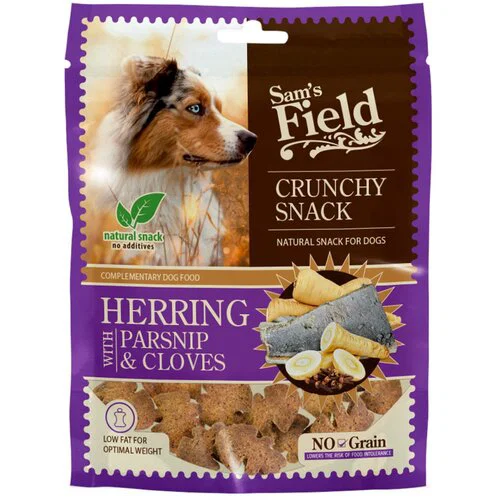 Sam's Field Crunchy Snack sa haringom, paškanatom i karanfilićem za pse 200g