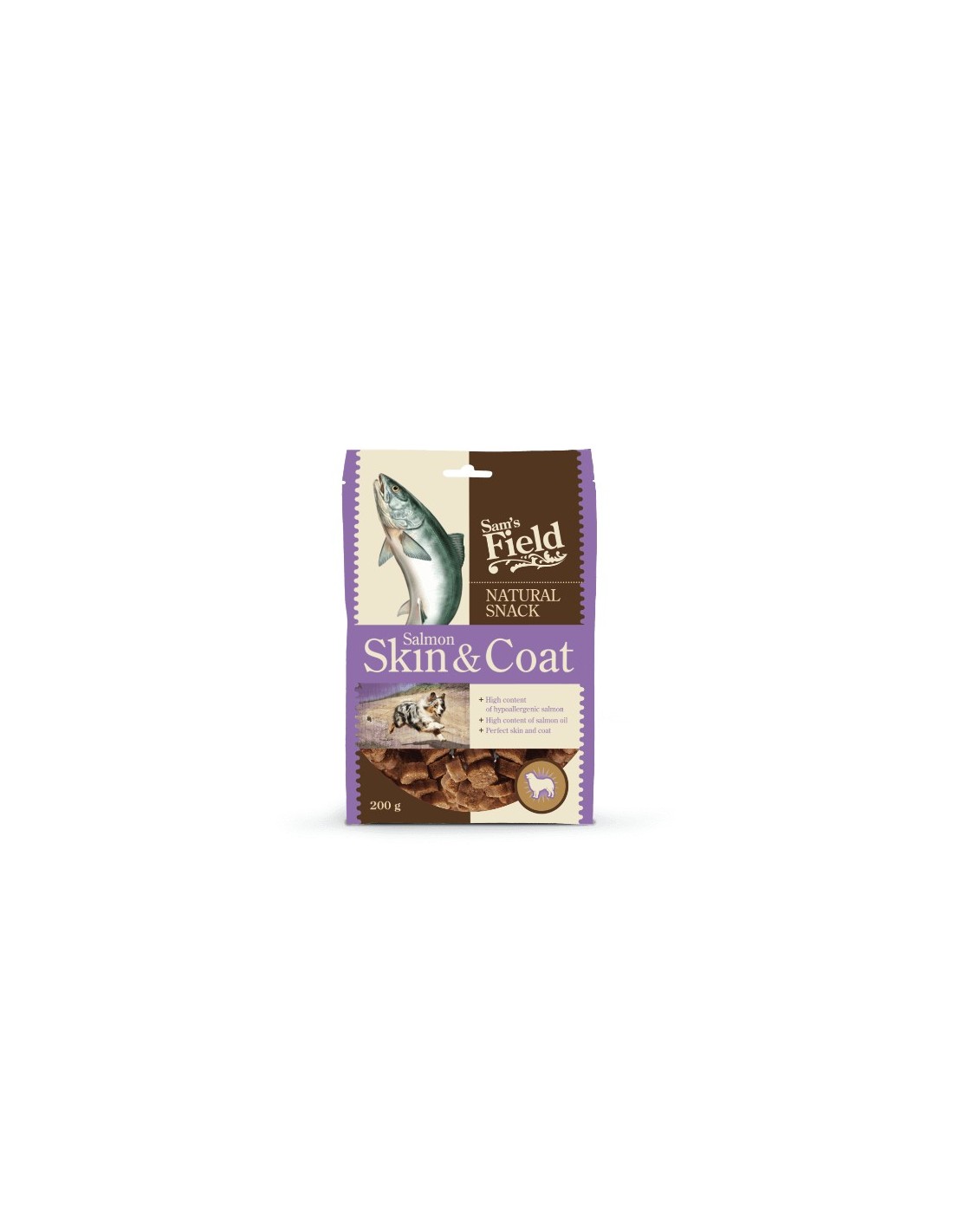 Sam's Field Natural Snack Salmon Skin and Coat 200g