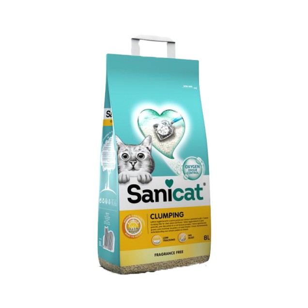 Sanicat clumping fragrance free 8l