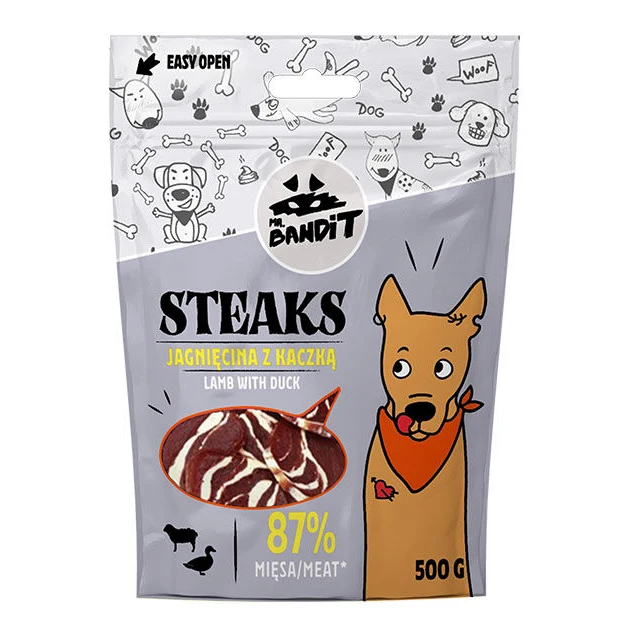 Mr. Bandit Steaks Lamb with Duck 500g