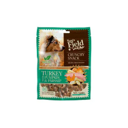 Sam's Field Crunchy Snack sa ćuretinom, bundevom i paškanatom za pse 200g
