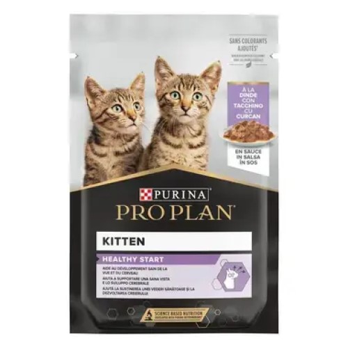 PURINA PRO PLAN Kitten Healthy Start Curka u Salsa sosu 85g