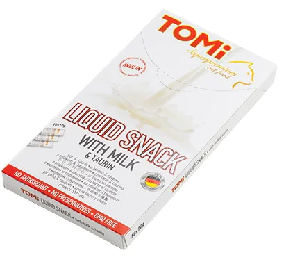 Tomi Liquid Snack with Milk and Taurin 10x10g