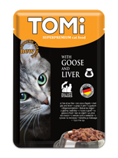 Tomi Superpremium Cat Food sa guskom i džigericom 100g