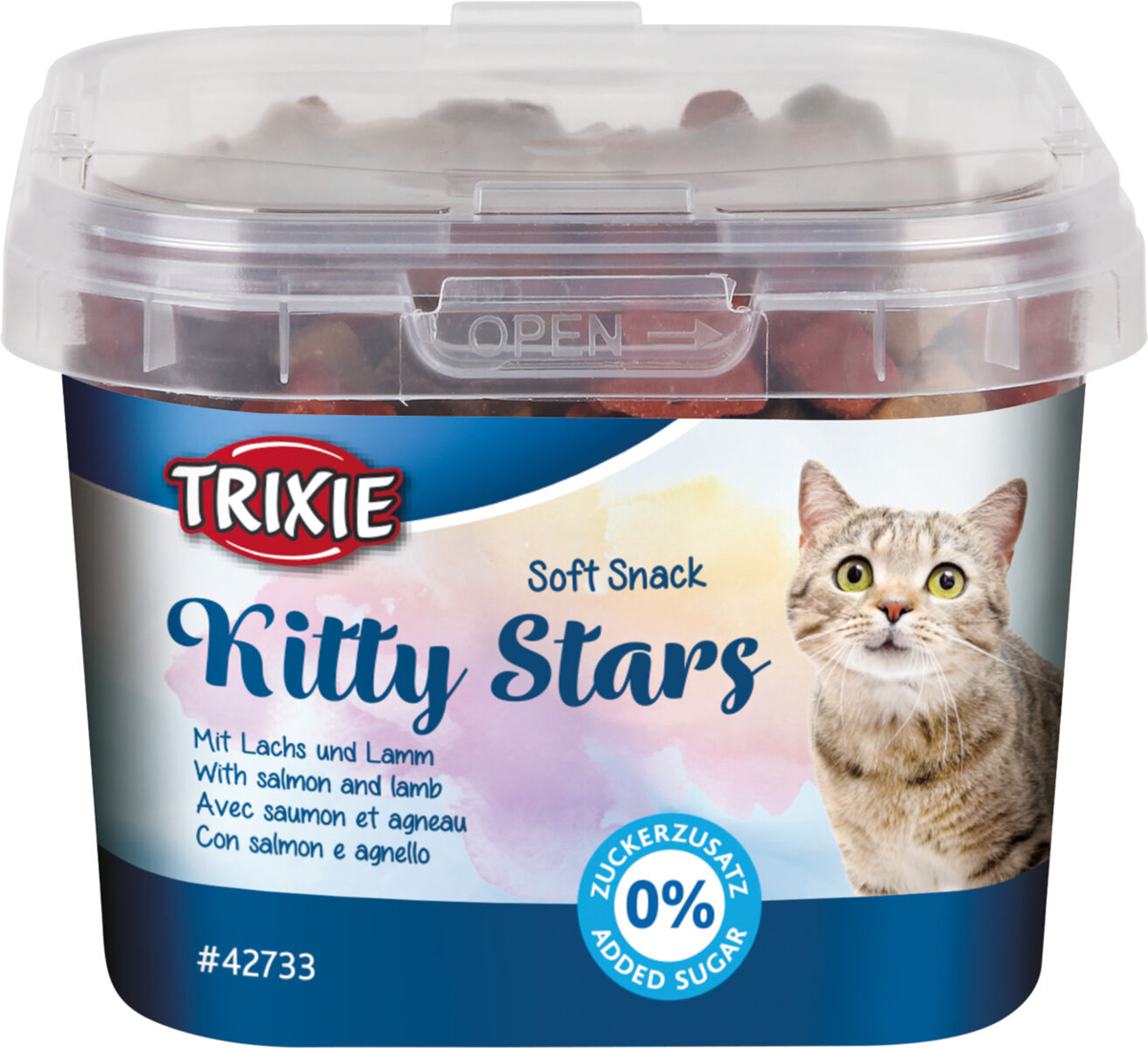 Trixie Soft Snack Kitty Stars sa lososom i jagnjetinom za mačke 140g