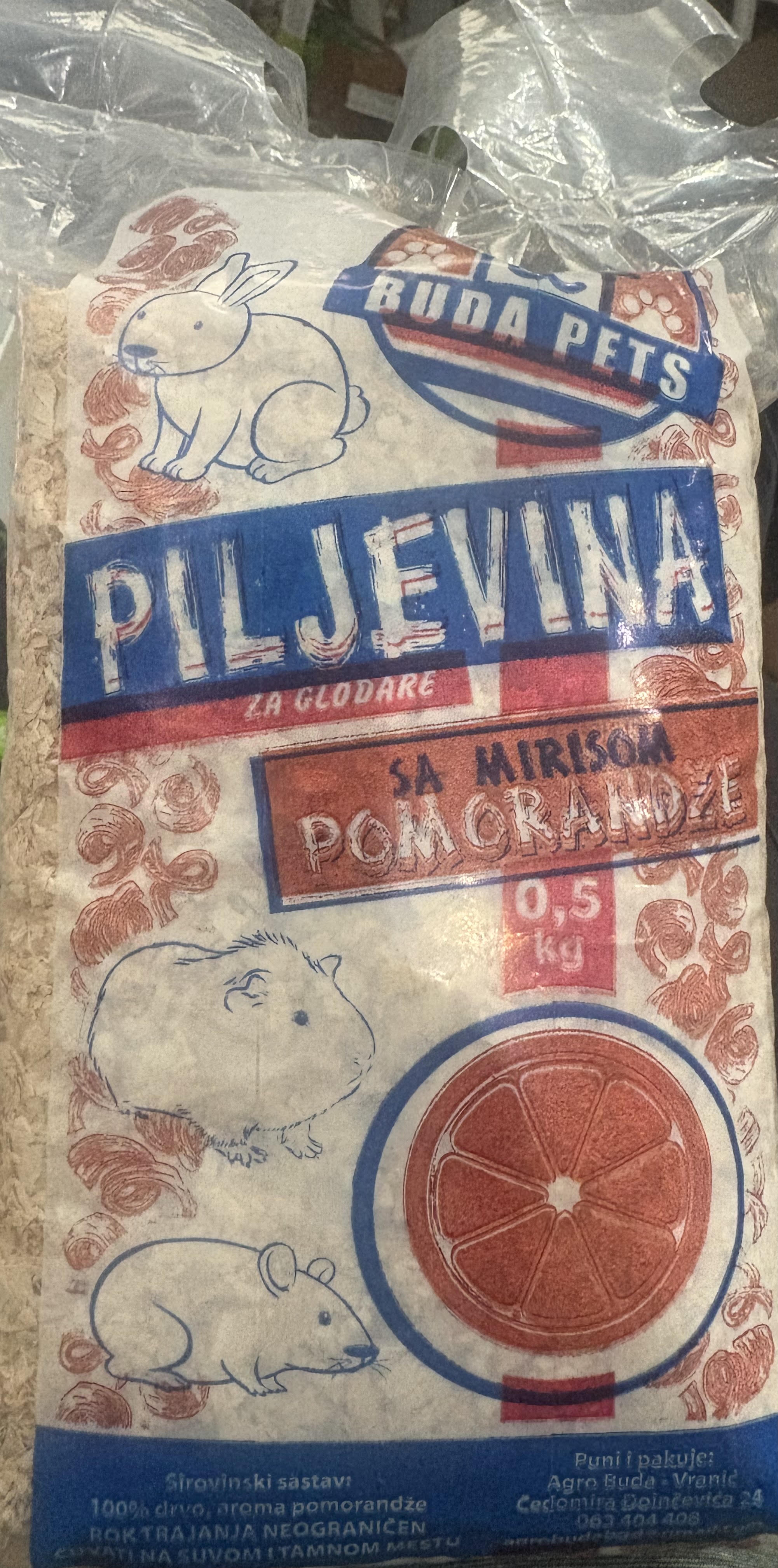 Piljevina za glodare 0,5kg