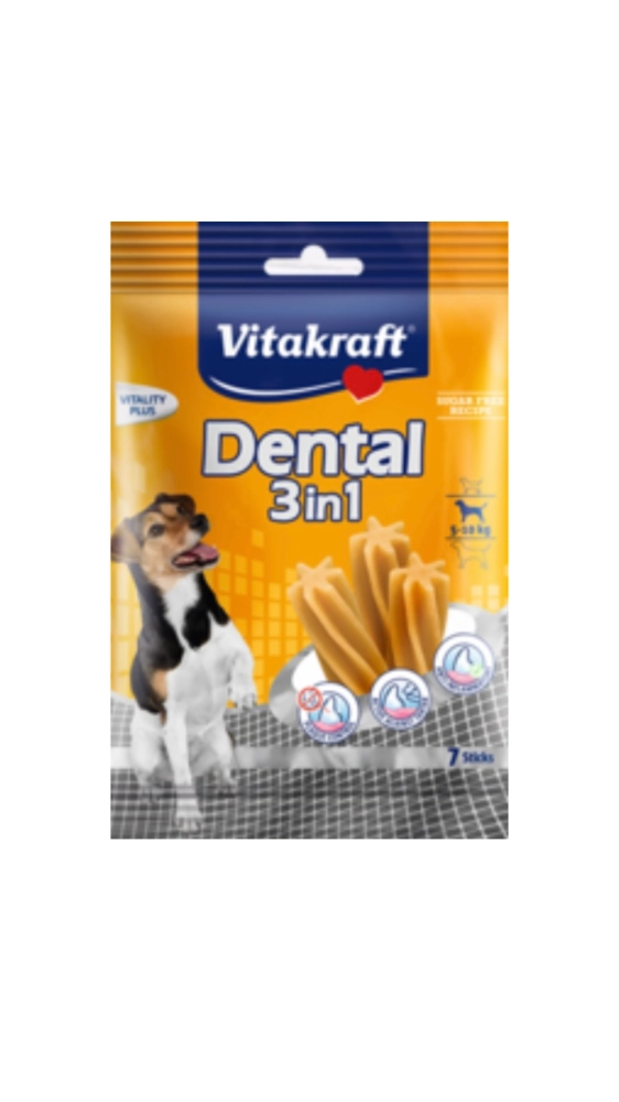Vitakraft Dental 3in1 7kom 5-10kg