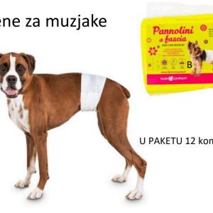 Pelene za mužjake S/M 30–46 cm (pakovanje 12 kom)